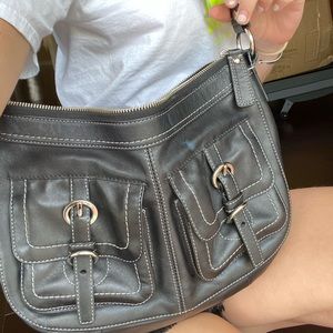 Black Vintage Coach Purse